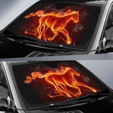 Fire Horse Car Sun Shades 172609 - YourCarButBetter