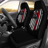 FireFighter Axe Flag Car Seat Covers 101211 - YourCarButBetter