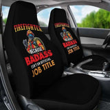 Firefighter Because Official Job Title Car Seat Covers 101211 - YourCarButBetter