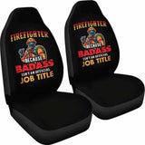 Firefighter Because Official Job Title Car Seat Covers 101211 - YourCarButBetter