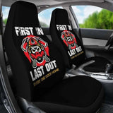 Firefighter First In Last Out Car Seat Covers 101211 - YourCarButBetter