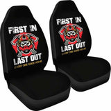 Firefighter First In Last Out Car Seat Covers 101211 - YourCarButBetter