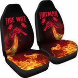 Fireman Fire Wife Car Seat Covers 101211 - YourCarButBetter
