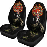 First Responders Firefighter Car Seat Covers Set Of 2 101211 - YourCarButBetter