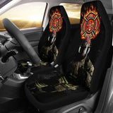 First Responders Firefighter Car Seat Covers Set Of 2 101211 - YourCarButBetter