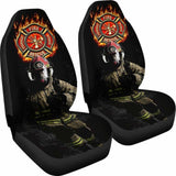 First Responders Firefighter Car Seat Covers Set Of 2 101211 - YourCarButBetter
