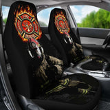 First Responders Firefighter Car Seat Covers Set Of 2 101211 - YourCarButBetter