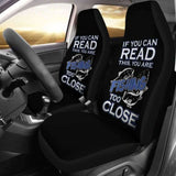 fishing too close Car Seat Covers 113208 - YourCarButBetter