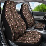 Flat Coated Retriever Full Face Car Seat Covers 115106 - YourCarButBetter