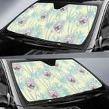 French Bulldog Hawaii Blackground Car Auto Sun Shades 172609 - YourCarButBetter