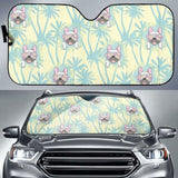 French Bulldog Hawaii Blackground Car Auto Sun Shades 172609 - YourCarButBetter