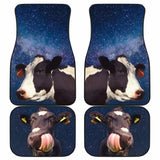Front And Back Car Mats- Two Cows (Set Of 4) 144730 - YourCarButBetter