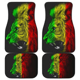 Amazing Gift Ideas Rasta Lion Roaring Car Floor Mats Style 2 211401