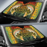 Amazing Gift Idea Trout Fish Colorful Pattern Car Auto Sun Shades 211201