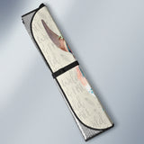 Wild And Free Dark Tan Boho Cow Skull Car Auto Sun Shades 211201