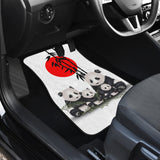 Amazing Iconic Panda Family Car Floor Mats 211106