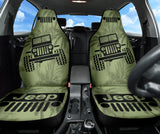 Jeep Offroad Drabolive Black Beach Palms Car Seat Covers Style 2 211201