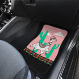 Funny Alpaca Cactus Pattern Lovely Car Floor Mats 212003 - YourCarButBetter