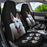 German Shepherd Car Seat Covers White German Shepherd 091706 - YourCarButBetter