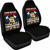 Get Wet Playing With A Firefighter Car Seat Covers 101211 - YourCarButBetter