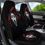 Ghostface Scream Car Seat Covers 211501 - YourCarButBetter