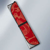 Gold Dragons Red Background Car Auto Sun Shades 172609 - YourCarButBetter