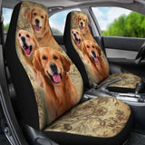 Golden Retriever Dogs Pets Car Seat Covers 115106 - YourCarButBetter