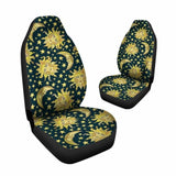 Golden Sun & Moon Car Seat Covers 161012 - YourCarButBetter