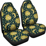 Golden Sun & Moon Car Seat Covers 161012 - YourCarButBetter