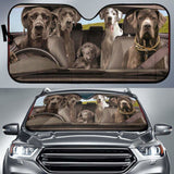 Great Dane Dogs 3 RHD - Auto Sun Shade 172609 - YourCarButBetter