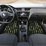 Green American Flag Amazing Gift Ideas Car Floor Mats 211803 - YourCarButBetter