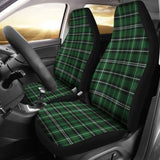 Green White And Black Plaid Car Seat Covers 161012 - YourCarButBetter