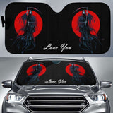 Grim Reaper Moon Car Sun Shades Amazing Gift Ideas 210101 - YourCarButBetter