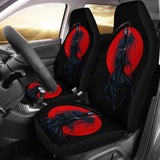 Grim Reaper Red Moon Car Seat Covers 211902 - YourCarButBetter