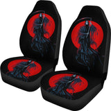 Grim Reaper Red Moon Car Seat Covers 211902 - YourCarButBetter