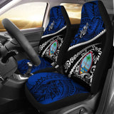 Guam Car Seat Covers Polynesian Shark Tattoo Amazing 105905 - YourCarButBetter