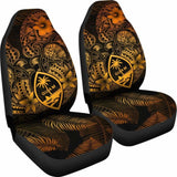 Guam Polynesian Car Seat Covers - Gold Turtle Homeland - Amazing 091114 - YourCarButBetter