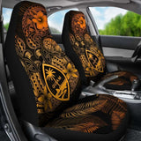 Guam Polynesian Car Seat Covers - Gold Turtle Homeland - Amazing 091114 - YourCarButBetter