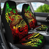 Guam Polynesian Car Seat Covers - Reggae Shark Polynesian Tattoo - 18 102802 - YourCarButBetter