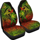 Hawaii Car Seat Cover - Polynesian Hammerhead Shark Hibiscus - 232125 - YourCarButBetter
