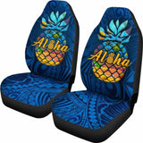 Hawaii Car Seat Covers - Aloha Pineapple - 9 174914 - YourCarButBetter