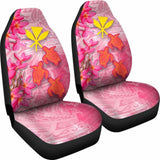 Hawaii Car Seat Covers - Polynesian Pink Plumeria Turtle - 091114 - YourCarButBetter