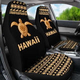 Hawaii Car Seat Covers - Hawaii Polynesian Turtle Gold Version - Amazing 091114 - YourCarButBetter