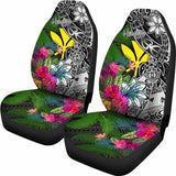 Hawaii Car Seat Covers - Turtle Plumeria Banana Leaf - Amazing 091114 - YourCarButBetter