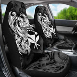 Hawaii Car Seat Covers - White Kanaka Maoli Turtle - New 091114 - YourCarButBetter