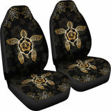 Hawaii Golden Turtle And Hibiscus Car Seat Covers - New 091114 - YourCarButBetter