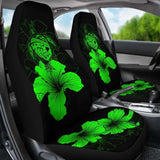 Hawaii Hibiscus Car Seat Cover - Turtle Map - Green - New 091114 - YourCarButBetter