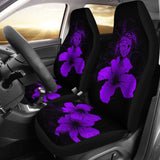 Hawaii Hibiscus Car Seat Cover - Turtle Map - Purple - New 091114 - YourCarButBetter