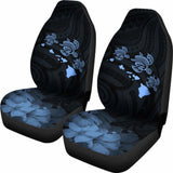 Hawaii Hibiscus Map Polynesian Ancient Blue Turtle Car Set Covers - New - Awesome 091114 - YourCarButBetter