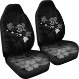 Hawaii Hibiscus Map Polynesian Ancient Gray Turtle Car Set Covers - New - Awesome 091114 - YourCarButBetter